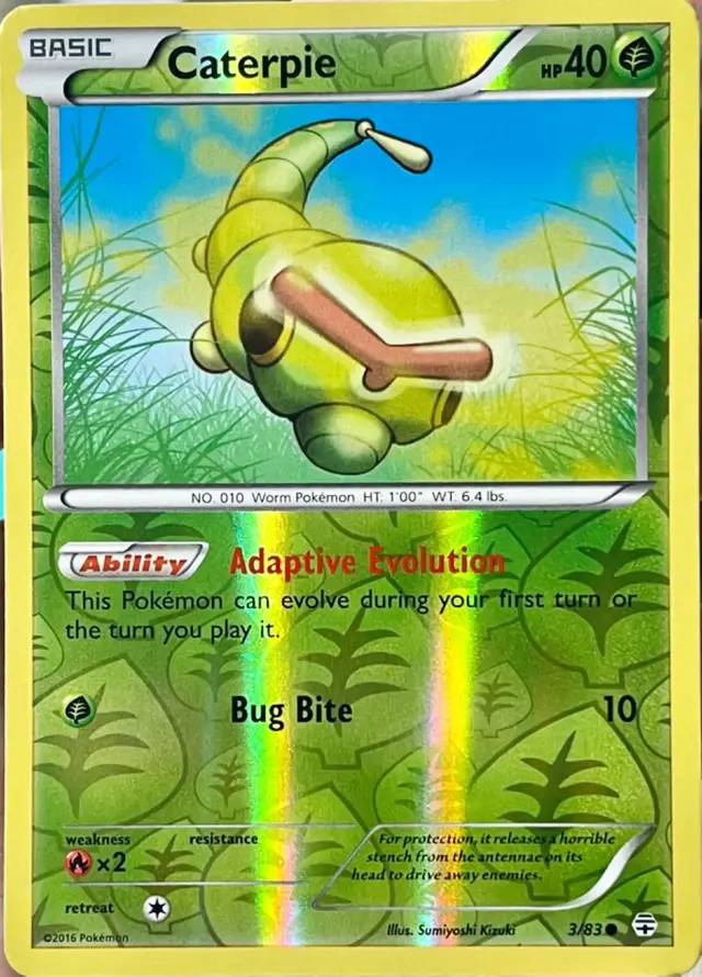 Caterpie [Reverse Holo] - Pokemon Generations #3