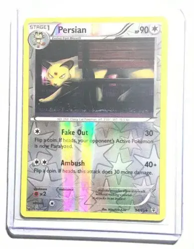 Persian [Reverse Holo] - Pokemon Generations #54