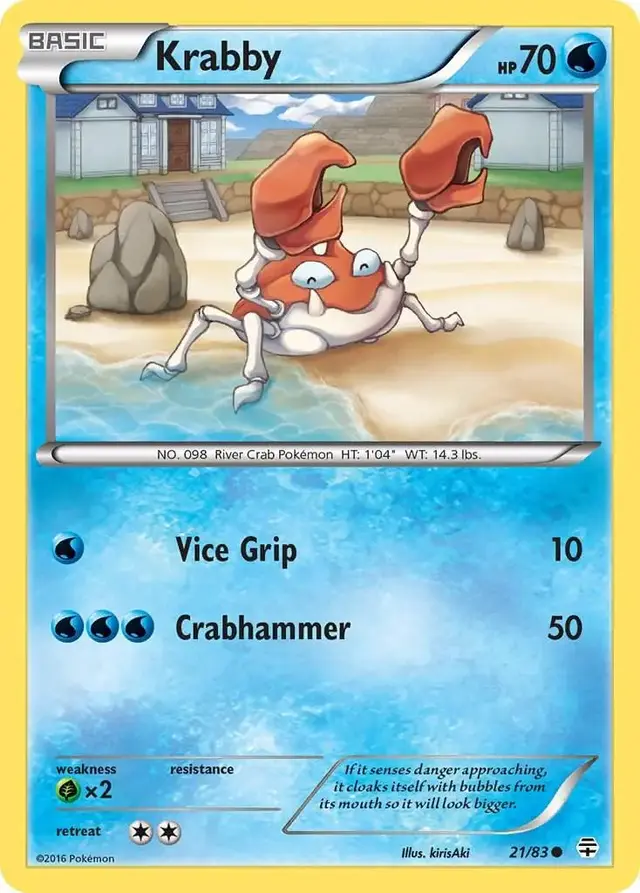 Krabby - Pokemon Generations #21