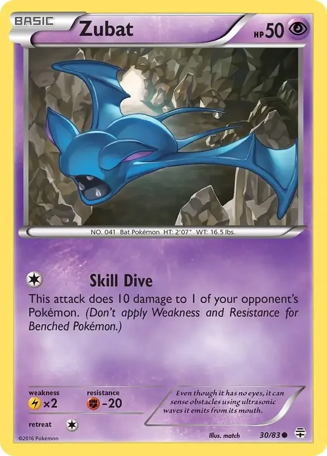 Zubat - Pokemon Generations #30