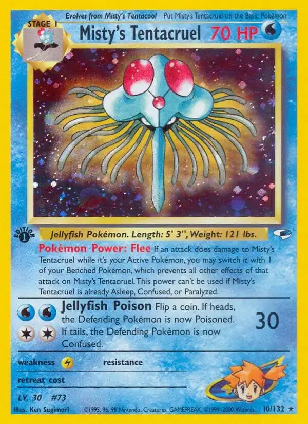 Misty's Tentacruel [1st Edition] - Pokemon Gym Heroes #10