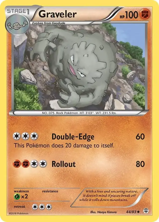 Graveler - Pokemon Generations #44