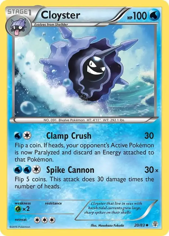 Cloyster - Pokemon Generations #20