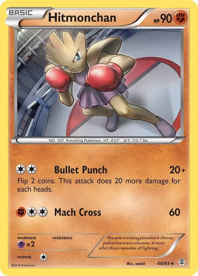 Hitmonchan - Pokemon Generations #48