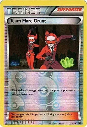 Team Flare Grunt [Reverse Holo] - Pokemon Generations #73