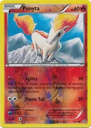 Ponyta [Reverse Holo] - Pokemon Generations #14