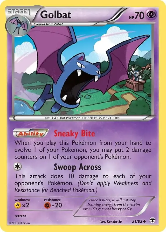 Golbat - Pokemon Generations #31