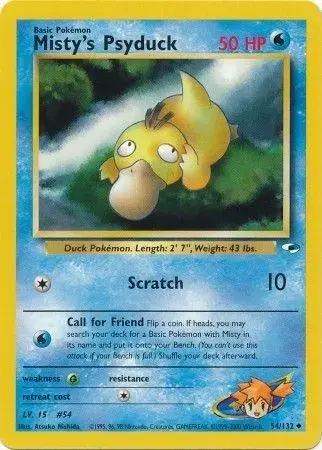Misty's Psyduck - Pokemon Gym Heroes #54
