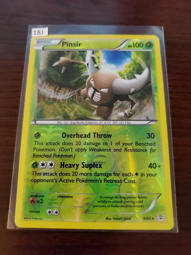 Pinsir [Reverse Holo] - Pokemon Generations #9