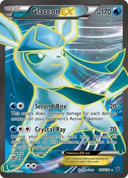 Glaceon EX 116 - Pokemon Fates Collide