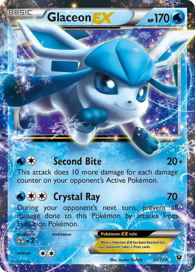 Glaceon EX - Pokemon Fates Collide #20