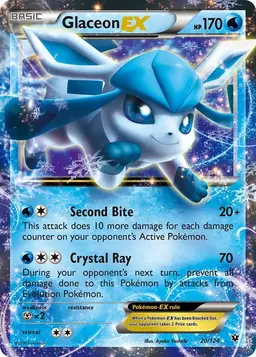Glaceon EX 20 - Pokemon Fates Collide