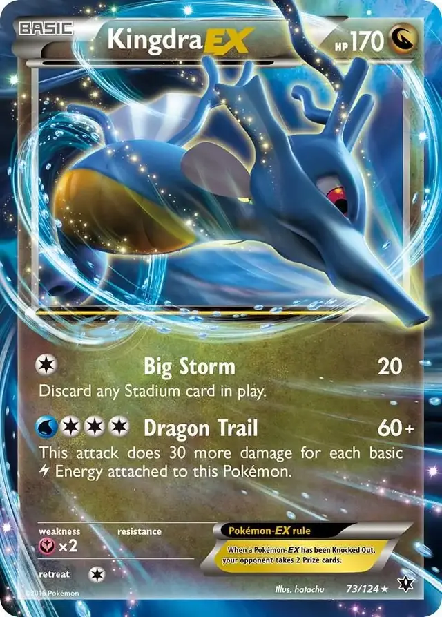 Kingdra EX - Pokemon Fates Collide #73