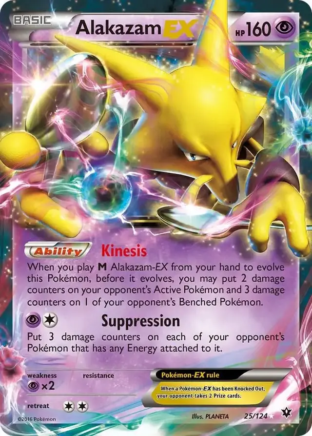 Alakazam EX - Pokemon Fates Collide #25