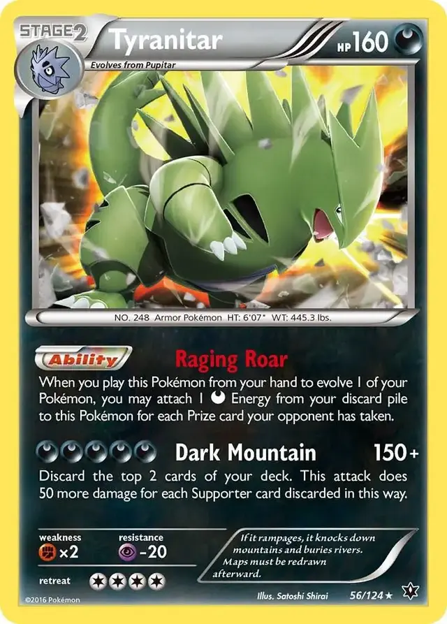 Tyranitar - Pokemon Fates Collide #56