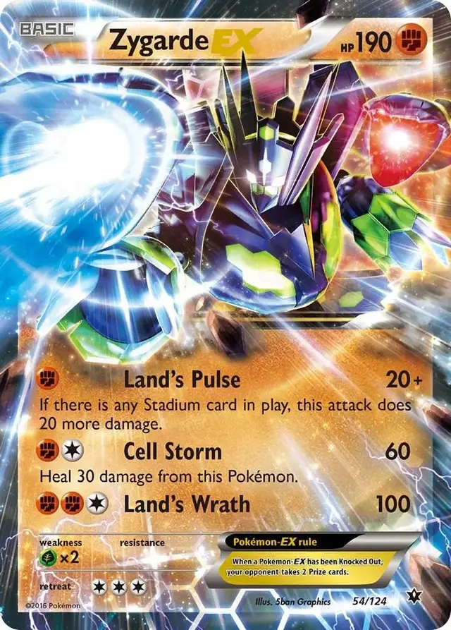 Zygarde EX - Pokemon Fates Collide #54