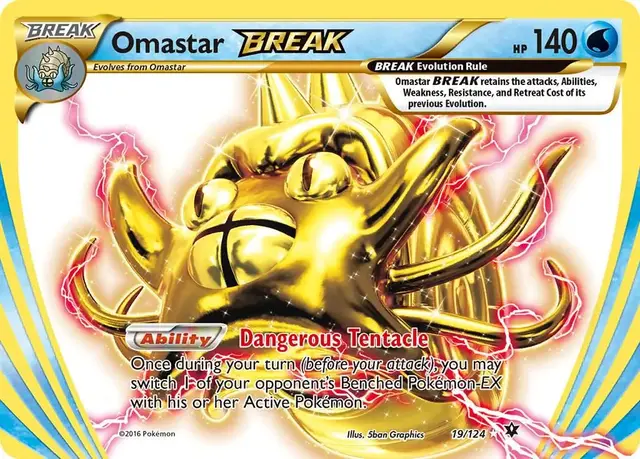 Omastar BREAK - Pokemon Fates Collide #19