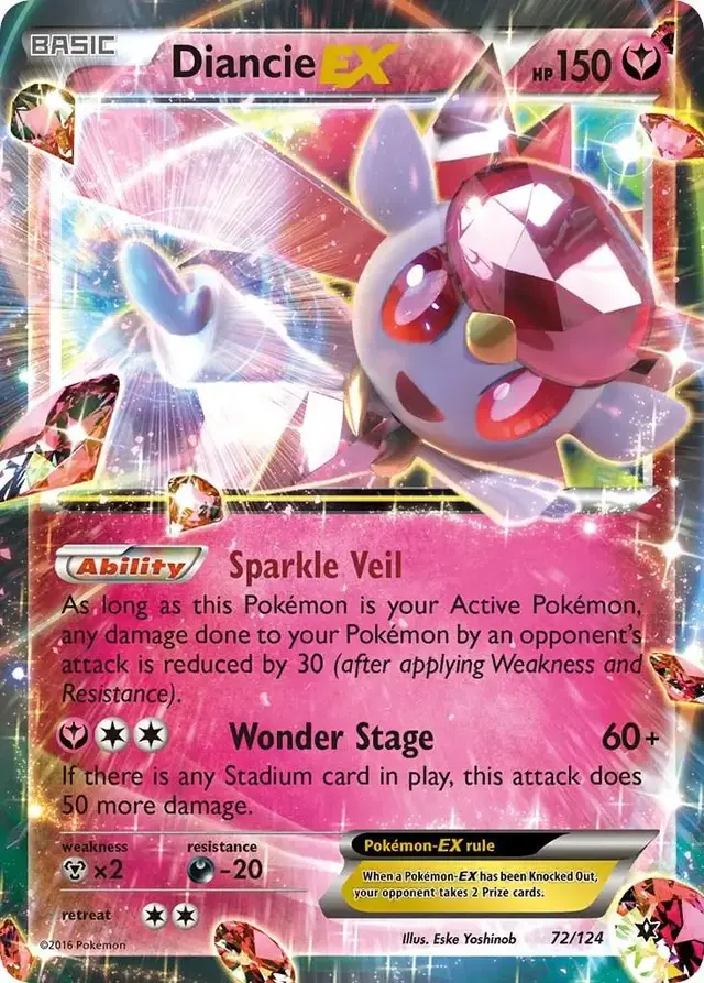Diancie EX - Pokemon Fates Collide #72