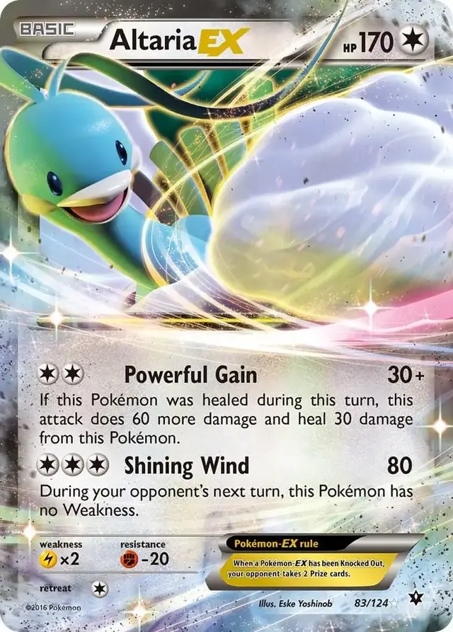 Altaria EX - Pokemon Fates Collide #83