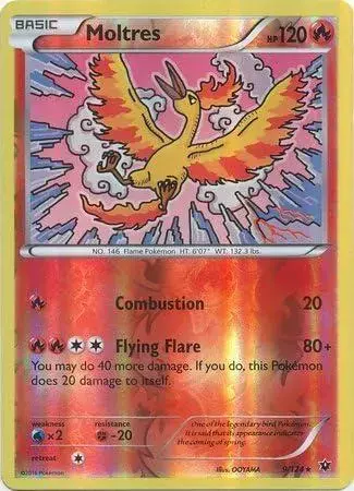 Moltres [Reverse Holo] - Pokemon Fates Collide #9