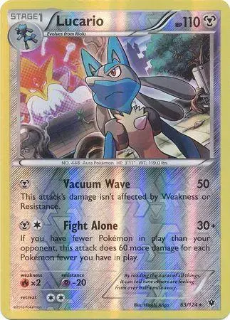 Lucario [Reverse Holo] - Pokemon Fates Collide #63