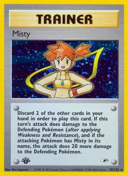 Misty [1st Edition] - Pokemon Gym Heroes