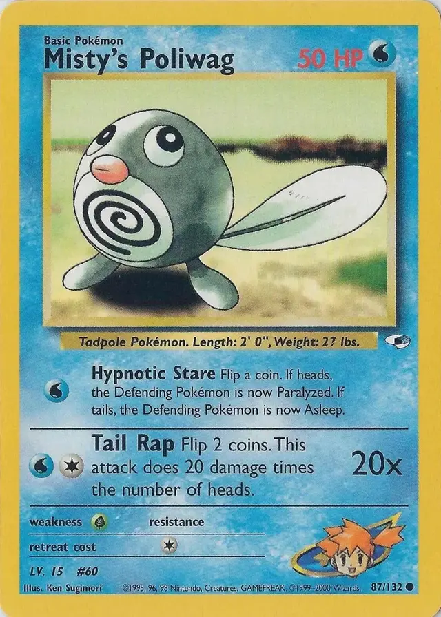 Misty's Poliwag - Pokemon Gym Heroes #87