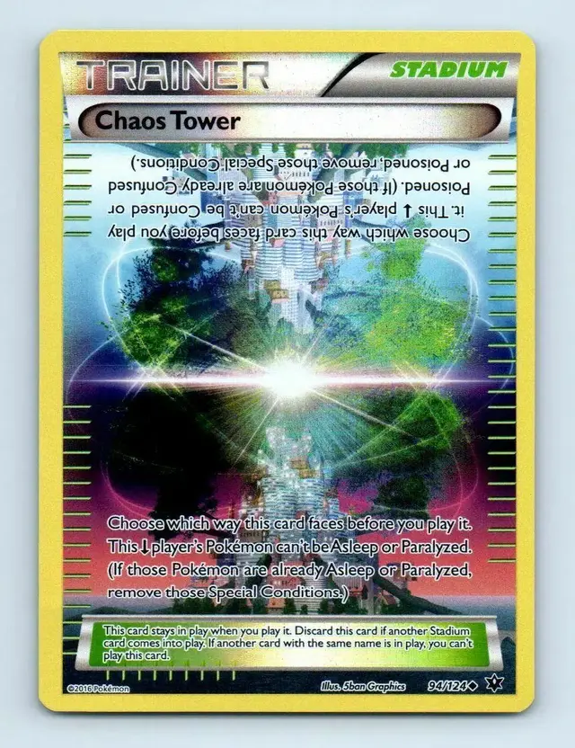 Chaos Tower [Reverse Holo] - Pokemon Fates Collide #94