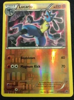 Lucario [Reverse Holo] - Pokemon Fates Collide #47