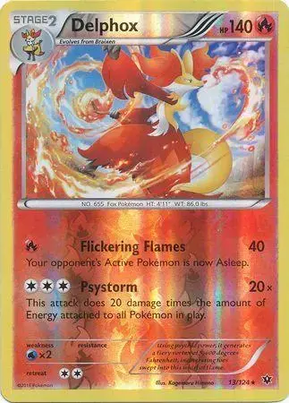 Delphox [Reverse Holo] - Pokemon Fates Collide #13