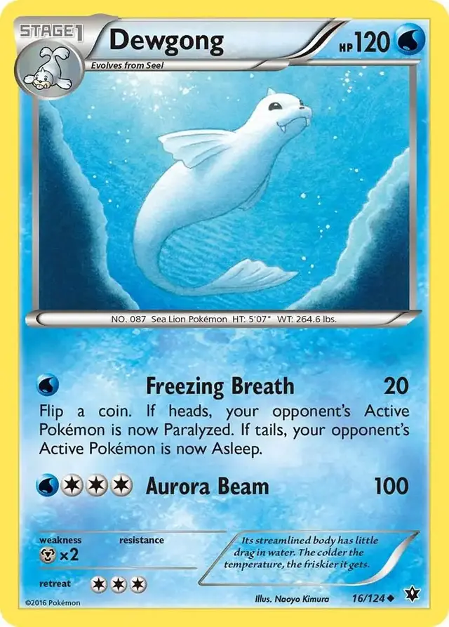 Dewgong - Pokemon Fates Collide #16