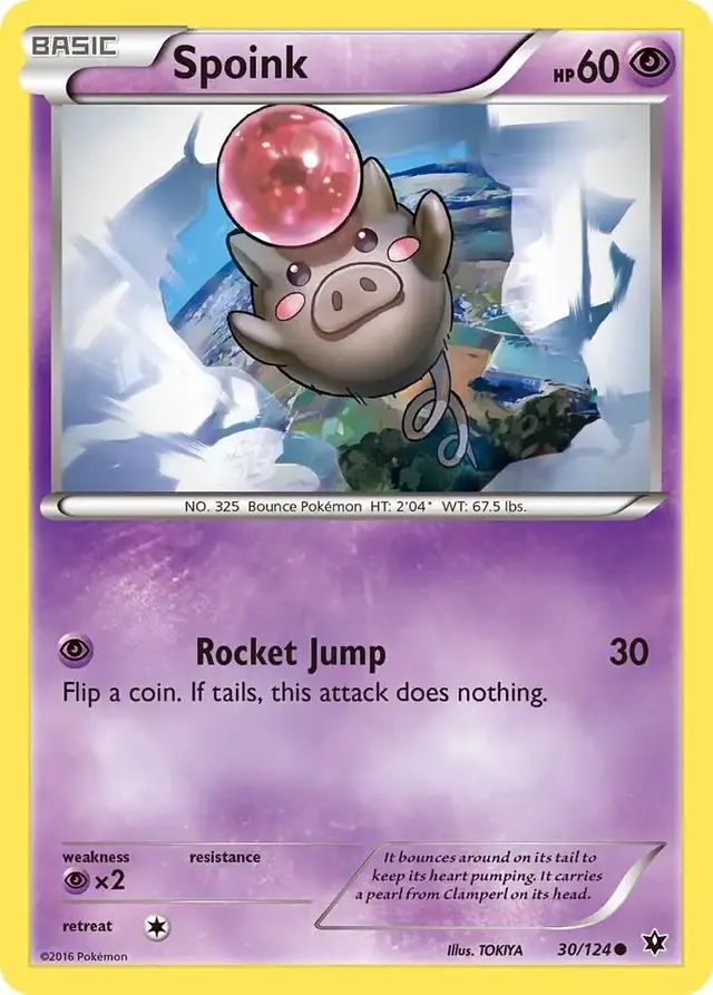 Spoink - Pokemon Fates Collide #30
