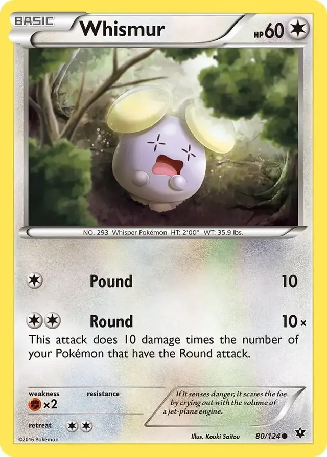 Whismur - Pokemon Fates Collide #80