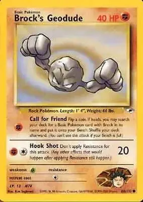 Brock's Geodude - Pokemon Gym Heroes #66