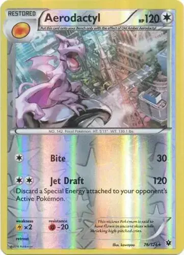 Aerodactyl [Reverse Holo] - Pokemon Fates Collide #76