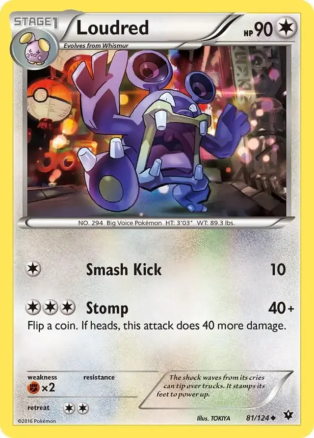 Loudred - Pokemon Fates Collide #81