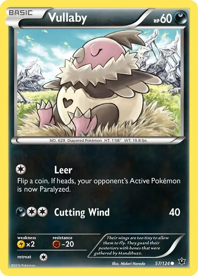 Vullaby - Pokemon Fates Collide #57