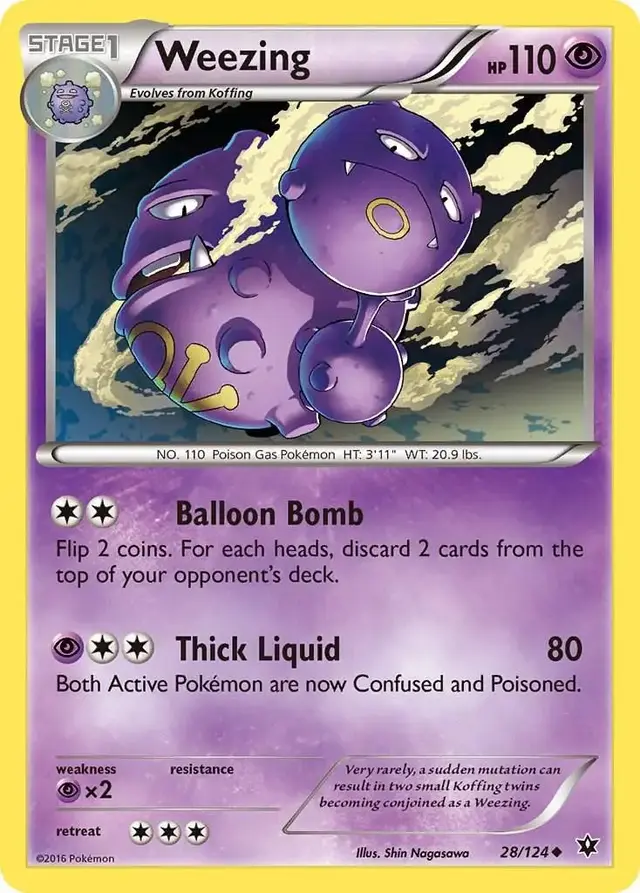Weezing - Pokemon Fates Collide #28