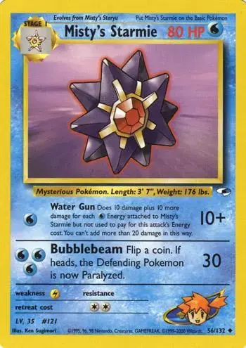 Misty's Starmie - Pokemon Gym Heroes #56