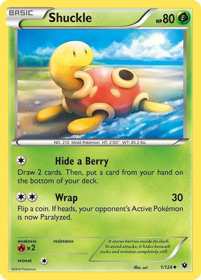 Shuckle - Pokemon Fates Collide #1
