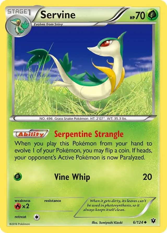 Servine - Pokemon Fates Collide #6