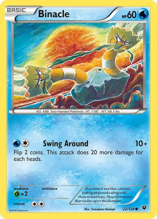 Binacle - Pokemon Fates Collide #22
