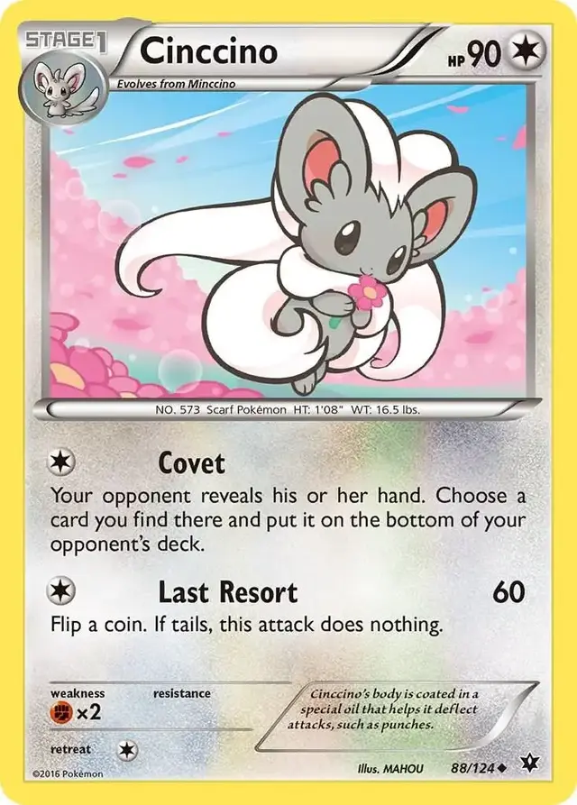 Cinccino - Pokemon Fates Collide #88
