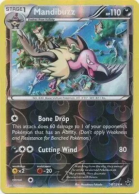 Mandibuzz [Reverse Holo] - Pokemon Fates Collide #58