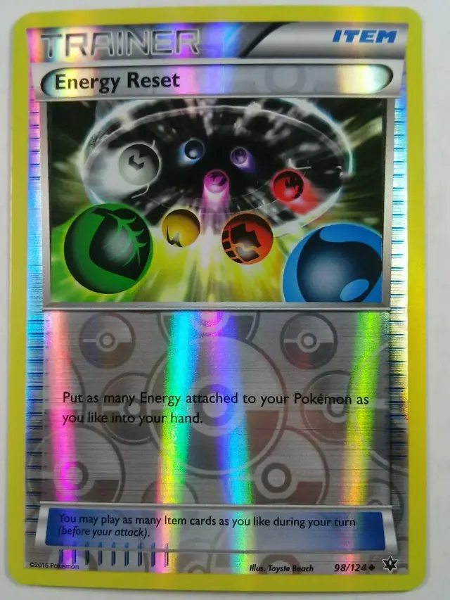 Energy Reset [Reverse Holo] - Pokemon Fates Collide #98