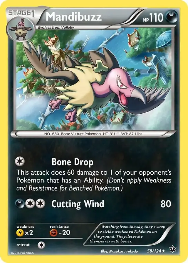 Mandibuzz - Pokemon Fates Collide #58