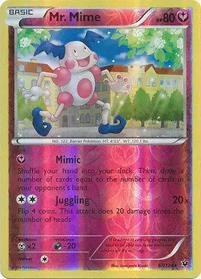 Mr. Mime [Reverse Holo] - Pokemon Fates Collide #67