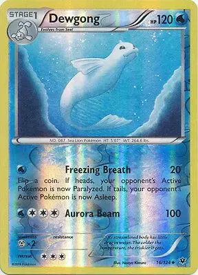 Dewgong [Reverse Holo] - Pokemon Fates Collide #16