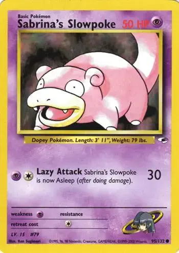 Sabrina's Slowpoke - Pokemon Gym Heroes #95