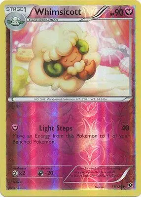Whimsicott [Reverse Holo] - Pokemon Fates Collide #71